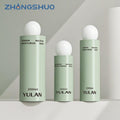 High-End Eco-Friendly Plastic Body Wash Bottle Cylinder Flat-Shoulder Toner Bottle for Body Lotion 100ml 120ml 150ml 200ml 250ml