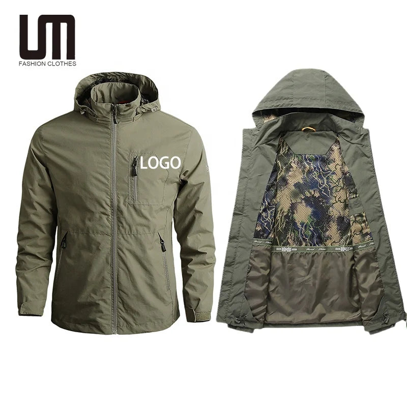 Liu Ming Clearance Sales Custom Fall Winter Men Windbreaker Outdoor Hunting Mountaineering Cycling Hiking Plus Size Coat Jackets