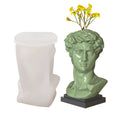 C-0562 DIY Handicrafts Resin Silicone Mold David Head Vase Silicone Mold Pen Pot Gypsum Mold