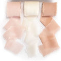 Frayed Edge Fringe Chiffon Silk Ribbon for Invitations Gift Wrapping Bouquets Wedding Crafts