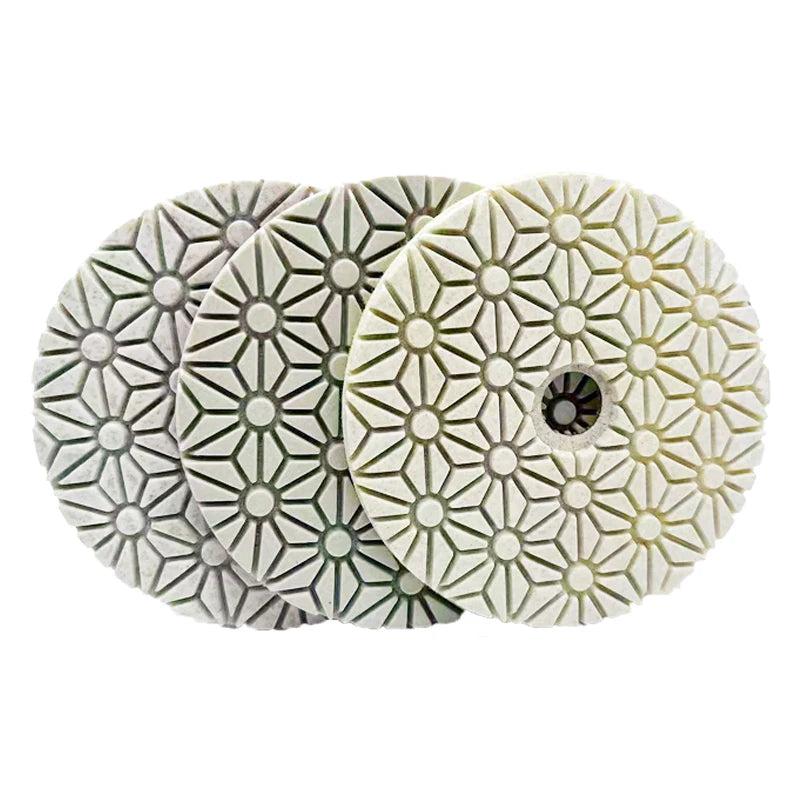 100mm Resin Wet Diamond Polish Pads Buffing Pads for Marble Quartz