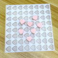Mini Heart Shaped 125 Cavities Silicone Ice Cube Tray for Valentine's Day Chocolate & Gummy Candy Mold Cake Tools