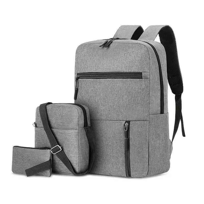 Hot Sale School Bags 3pcs Set Laptop School Backpack Bag for High School Students and College Students