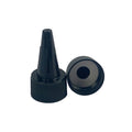 Plastic  Kitchen Oil Bottles 24 Long Nozzle Plastic Twist Top Screw Cap Black Play Slime Kits Glue for Cosmetic Hair Use