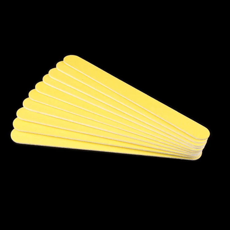 Factory Wholesale Cheapest Price Wood Nail Care Tools Yellow Nail File Wooden Nail File