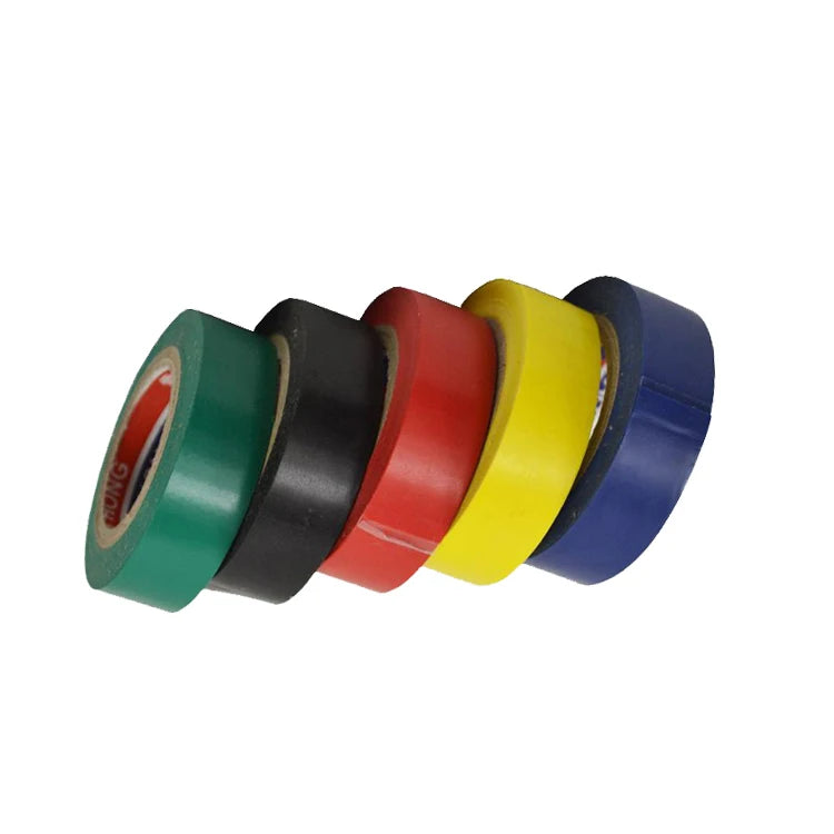 PVC Electrical Tape Color 130mic*19mm*20m Used in Wire and Cable Household Appliances