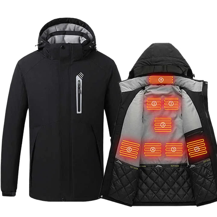 Wholesale Windproof Electric Thermal Jacket Heated Men Women Winter Heated Jacket