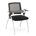 Hot Selling for T-083SH-Y Modern Office Meeting Training Chair Fabric Mesh Material Foldable Adjustable Height Writing Tablet