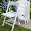 Modern White Plastic Resin Folding Chair Soft Cover Collapsible Dining Outdoor Garden Bedroom Portable Living Room Kitchen
