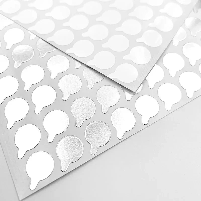 9mm-38mm Self-adhesive Aluminum Foil Sealing Sticker for Plastic Bottle Cosmetics Soft Tube Lotion Containers