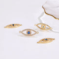 Fashion Personality Style Zircon EvilEye Pendant 18k Gold Plated Jewelry Making Materials Lucky Charms Necklace Pendant