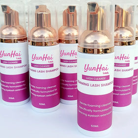 Private Label Scented Lash Cleanser Wholesale Vegan Eyelash Extension Foam Shampoo for Lash Washing Lashes Shampoo With Logo