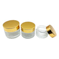 OEM 20g 30g 50g clear Empty Cream Jar with Gasket and Caps
