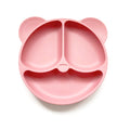 Cute Cartoon Kids Dining Tableware Safe Silicone Baby Bowls and Plates for Training Solid Feeding Dishes