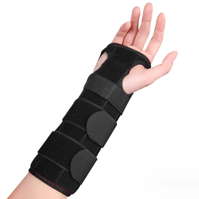 New Model Left and Right Hand Universal Breathable Adjustable Aluminum Fixed Compression Wrist Support Brace