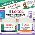 Custom Logo OEM Hot Sale Natural Skin Care Moisturizer Wholesale Private label Organic Wild Yam Root Cream for Hormonal Balance