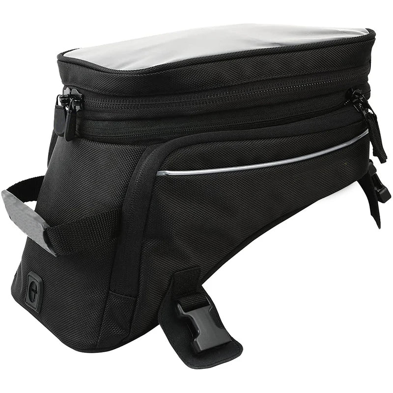 Professional Durable Motorcycle Tank Bag High-Density Nylon Lightweight All-Road Riding Bag with Secure Zipper for Motorcycle