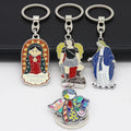 Creative Metal Keychain Religious Gifts Cute Catholic Our Lady of Guadalupe Pendant Key Chain