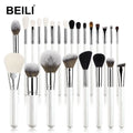 For Professional Luxury Synthetic Hair Eco-friendly Wooden Handle 24-Piece Face Makeup Brush Set