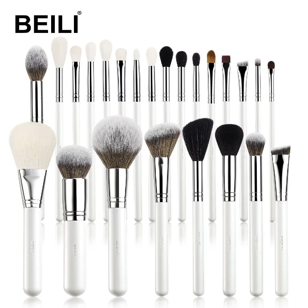 For Professional Luxury Synthetic Hair Eco-friendly Wooden Handle 24-Piece Face Makeup Brush Set
