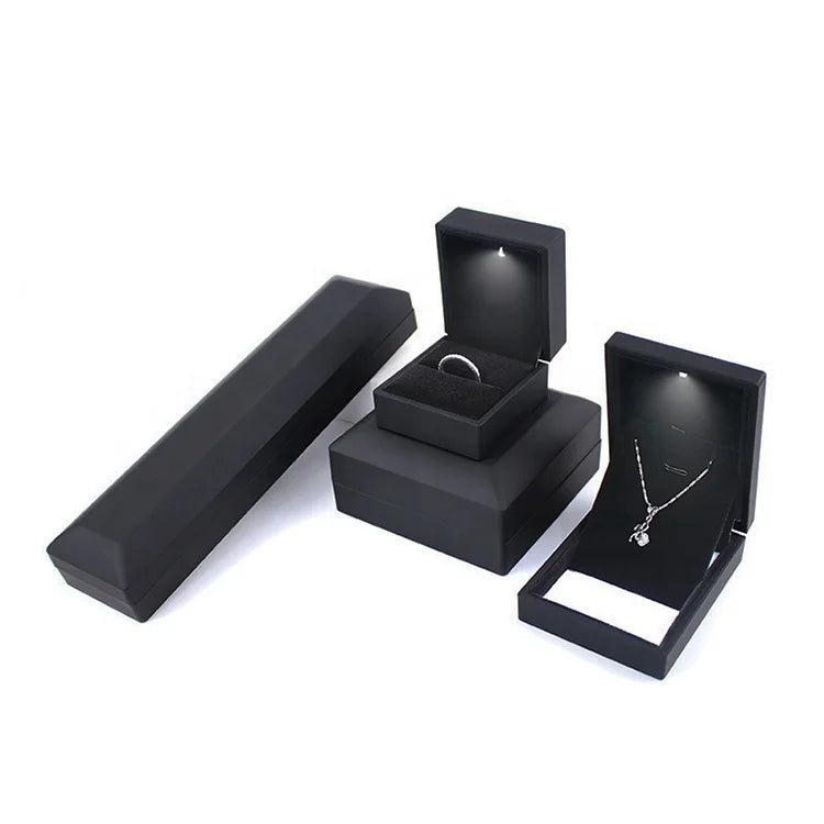 Factory Direct Supply Custom Jewelry With Logo Comfortable Touch Unique  Packaging Bags Wedding Ring Box
