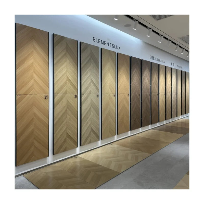 Herringbone Tile 60x120cm - Soft Matte Glazed Porcelain with Grooved Texture