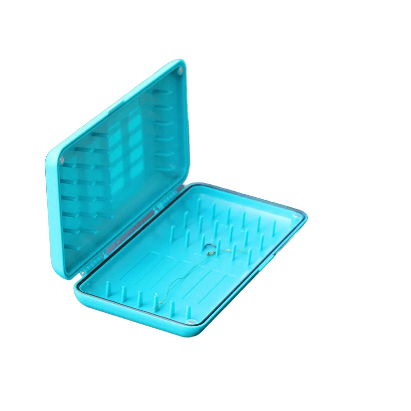 Selco Orange Carp Fishing Tackle Hook Box Wallet Drill Storage Box Bristle Drill Board Carp Fishing Tackle Box