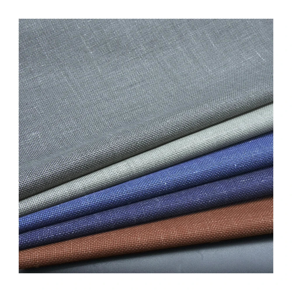 New Fashion Organic Worsted Merino Wool Fabric Suit Italian Suiting Wool Blend for Men's Jackets Yarn Dyed Pattern