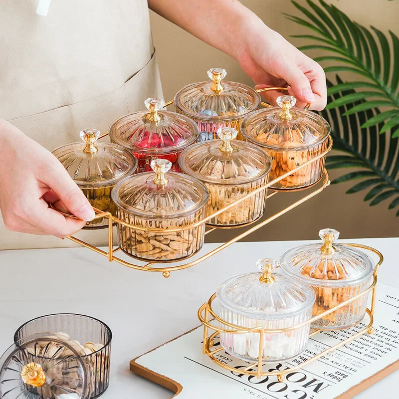 Tik Tok Hot Selling Snack Tray 2023 Nordic Dried Fruit Plate Luxuery Dry Fruit Plate Dried Fruit Plate