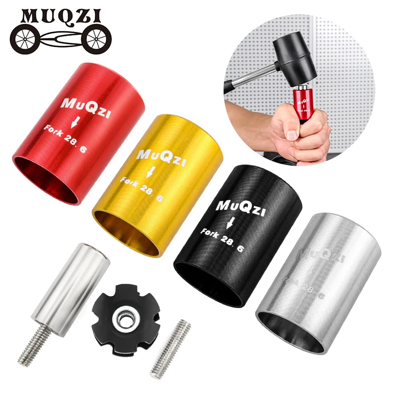 MUQZI Bicycle Fork Star Nut Installation Tool Headset Install Flower Core Driver Tool Bike Repair Tools