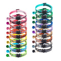 Wholesale Adjustable Colorful Polyester Custom Reflective Cat Collar with Bell