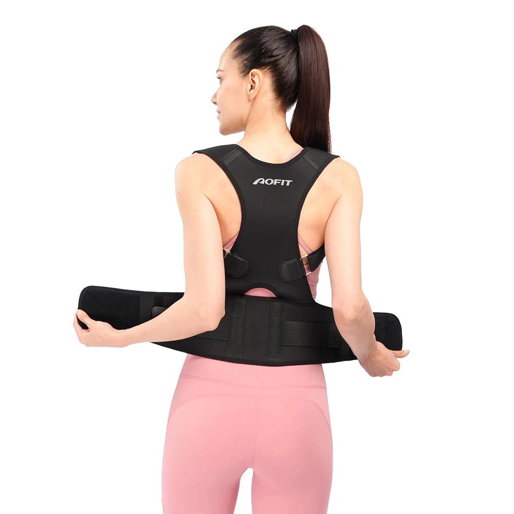 Adjustable Posture Back Corrector Body Magnetic Scoliosis Straight Spine Belt Orthopedic Straightener Correct Brace