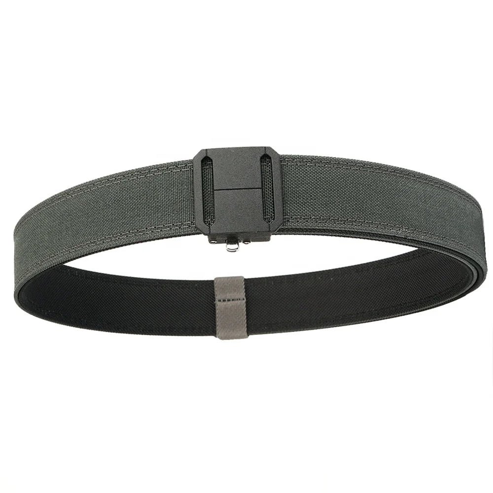Customized Men's Casual Quality Battle Safety Work Belts Heavy Duty Nylon Web Hiking Rigger Belt with Quick Release for Buckle