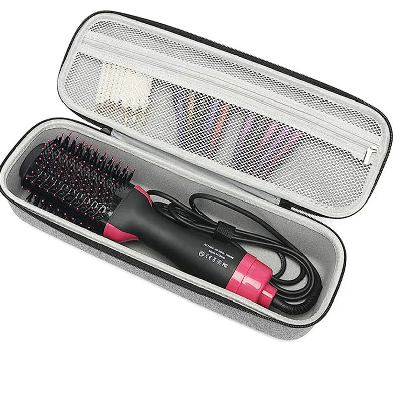 Gray Carrying Hard Travel Case for Revlon Hair Dryer