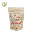 Minlee Biodegradable 15G Coffee Empty Bags With Air Valve Customizable Food Bottom Seal Stand up Kraft Paper Bag