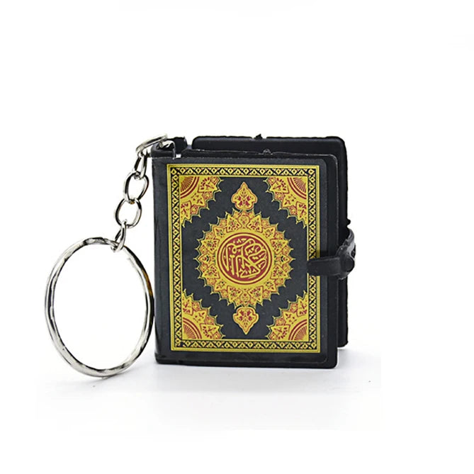 Wholesale Fashion Cute Mini Koran Pendant Key Chain Muslim Quran Book Keychain
