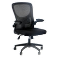 Desk Office Chair Flip-up Armrest Ergonomic Computer Chair 30 Locking Function 360 Rotation Mesh Chair with Lumbar Support
