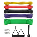 NQ SPORTS Custom Logo Pull up Assistance Band Fitness Training TPE Latex Resistance Rubber Yoga Exercise Bands for Home Gym