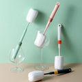 Long Handle Telescopic Plastic Bottle Thermos Cup Kettle Sponge Kitchen Cleaning Brush