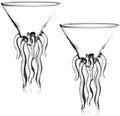 High Borosilicate Crystal 3D Octopus Cocktail Glass Cartoon Clear Jellyfish Juice Cup Kitchen Bar Back School Creative Home