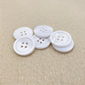 Hot Sale Flat Round 4-hole Fashion Shirt Button Sewing Four Holes White Shell Buttons