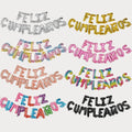 Wholesale 16 Inch Letter Spanish Feliz Cumpleanos Happy Birthday Foil Balloons Banner Kit Birthday Decoration Set Party Supplies