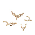Popular Wholesale High Quality Gold Plated Brass Charms for Clothes Necklace Making