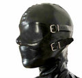 Rapid Shipment 2025 With Eye Mask and Mouthpiece Rubber Latex Hoods