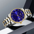 Nibosi 2631 Simple Design Stainless Steel Strap Waterproof Watches Men Quartz Watch Business Wristwatches