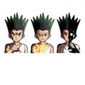 Hunter X Hunter Gon Motion Refrigerator 3D Motion Stickers Anime Waterproof Decals for Car Suitcase Laptop