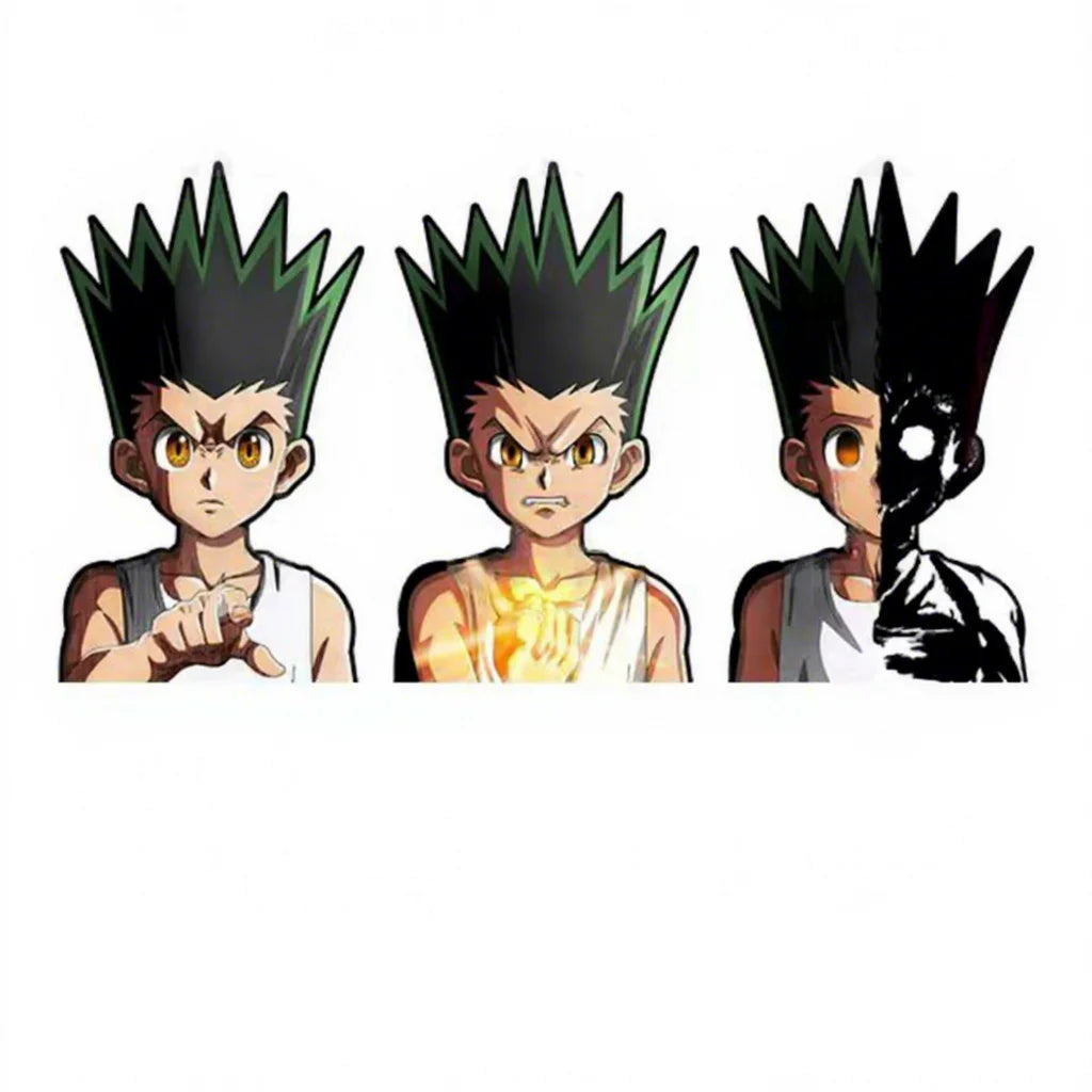 Hunter X Hunter Gon Motion Refrigerator 3D Motion Stickers Anime Waterproof Decals for Car Suitcase Laptop