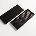 High Grade Durable 5 Pairs Fiberglass Chopsticks Set With Metal Head Dishwasher Safe