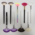 1pcs Fan Makeup Brush Surface Brushing Soft Hair Mask Brush Nylon Makeup Tool Soft Comfortable Durable Beauty Salon Skin Care