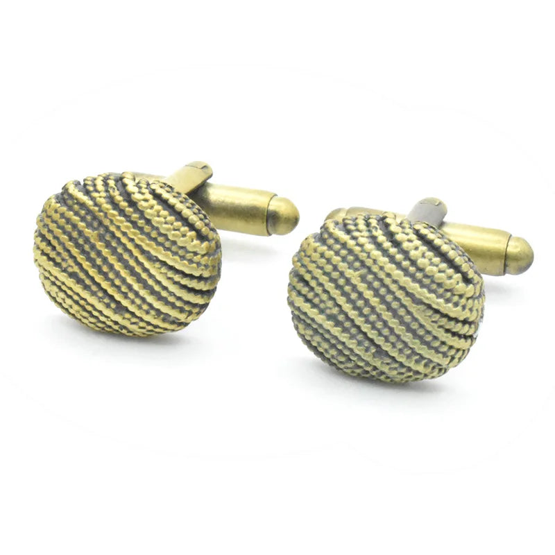 Wholesale Vintage Designer Novelty Cufflinks Custom Mens Suit Shirt Accessory Trendy Novelty Jewelry Wedding Tuxedo Gift Set